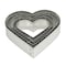 Harold Import Co Harold Import Silver Stainless Steel Heart Shaped Cookie Cutter Set 42155 - alternate 1